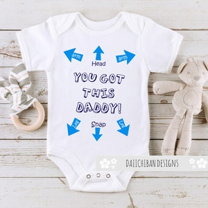 Funny baby clothes Funny baby boy onesie Funny baby onsies Funny baby shirts Funny Onesie Dad Funny baby gifts for boys funny baby onesies image 3