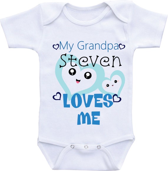 Grandpa Onesie Grandpa baby onesie grandpa baby gift Grandpop Etsy