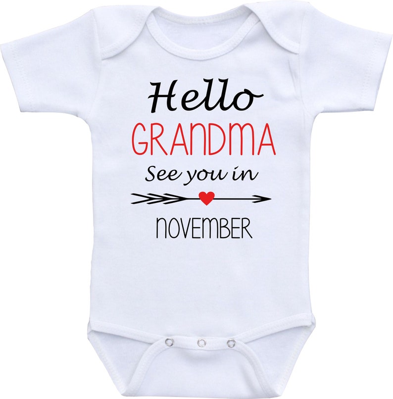 Grandma Pregnancy reveal to Grandma announcement onesie Grandma Pregnancy announcement grandma baby announcement grandma announcement onesie
