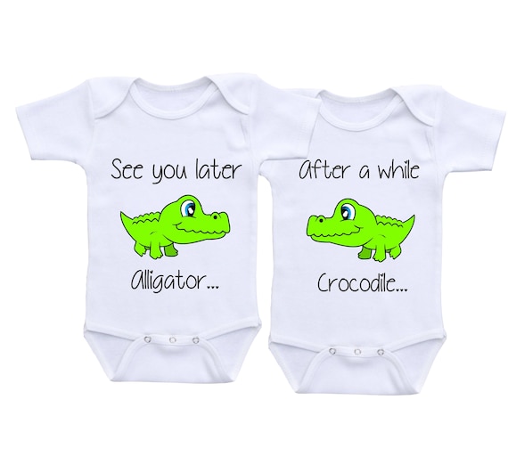Twin Baby Gift Twin onesies jongen meisje tweeling tweeling onesies jongen en meisje Twin Baby kleding tweeling baby cadeau tweeling jongens outfit Twin meisje outfit Etsy Nederland