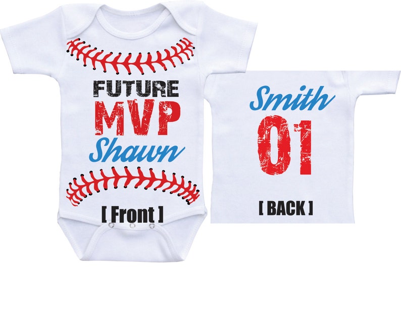 Future MVP Personalized Football Onesies Baby Boy Football Etsy
