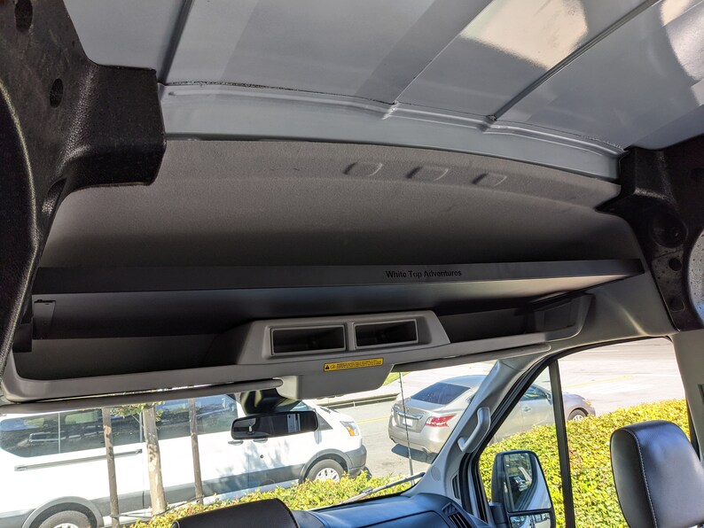 White Top Adventures 20142020 Ford Transit Headliner Shelf Etsy