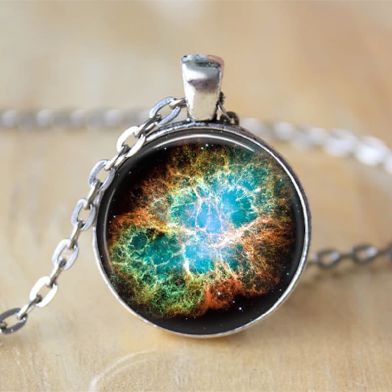 Outer Space Jewelry Galaxy Necklace Astronomy Necklace Etsy