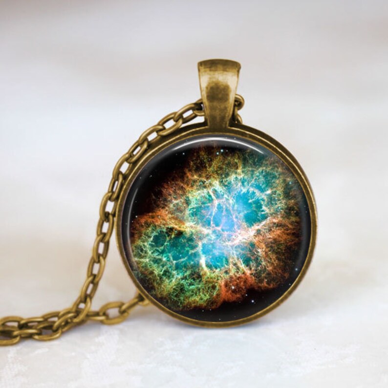 Outer Space Jewelry Galaxy Necklace Astronomy Necklace Etsy