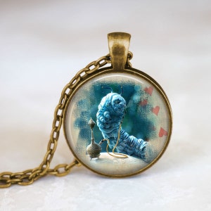 Alice In Wonderland Hookah • Alice In Wonderland Jewelry • Alice Jewelry • Fairy Tale Jewelry • Alice Necklace