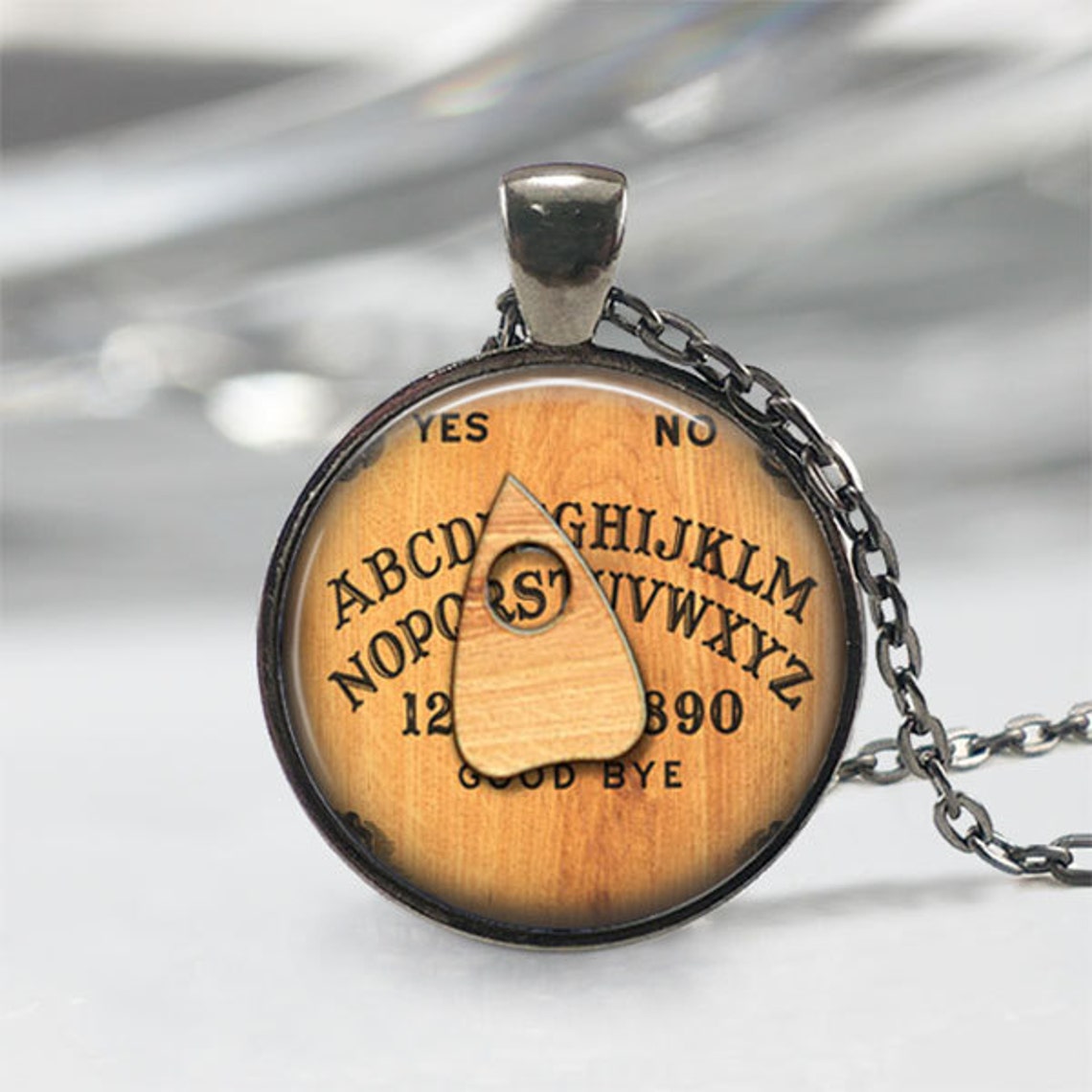 Ouija Board Necklace Gothic Jewelry Halloween Jewelry Etsy