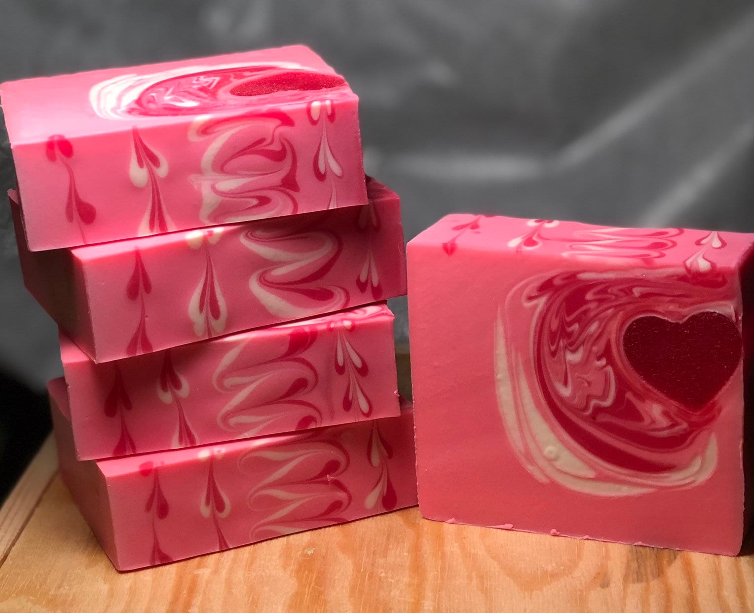 Red HOT! Cold processed soap