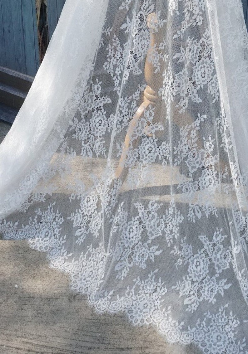 Download Costume Design Ivory Floral Embroidery Lace Fabric For Wedding Gown Bridal Dress 1 5x3 Meters New Collection Bridal Wedding Lace Fabric Canvas Fabric Craft Supplies Tools Delage Com Br