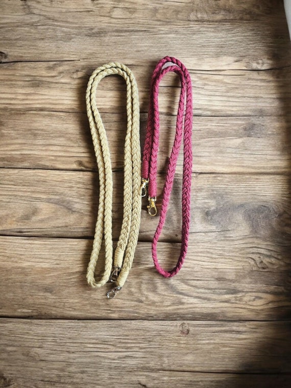 Macrame Braided Crossbody Strap | Custom Color | Purse or Phone Lanyard