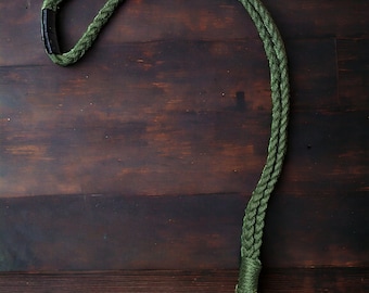 Braided Macrame Breakaway Lanyard | Natural Cotton, Customizable