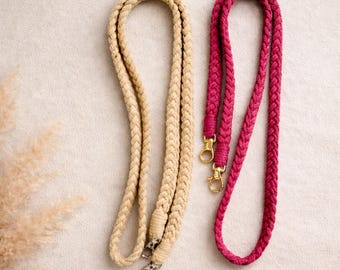 Macrame Braided Crossbody Strap | Custom Color | Purse or Phone Lanyard