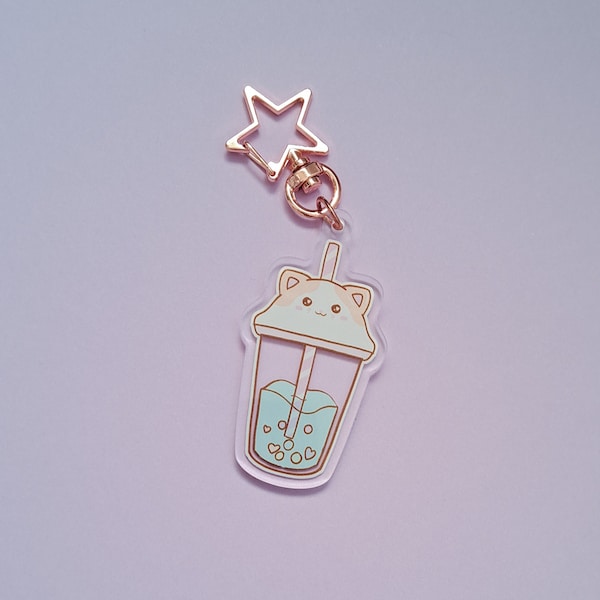 Bubble Tea Keychain - Etsy UK