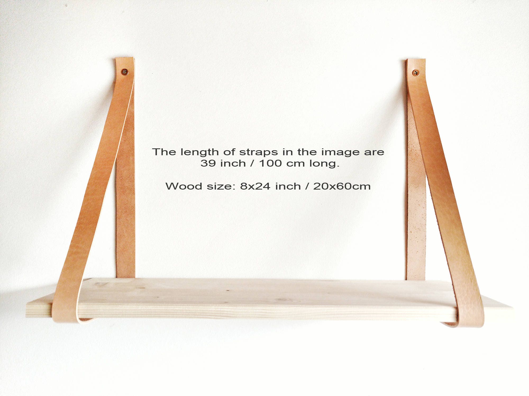 Black Leather Strap Shelf 3mm / 7.5oz Thick Vegetable Tanned Etsy