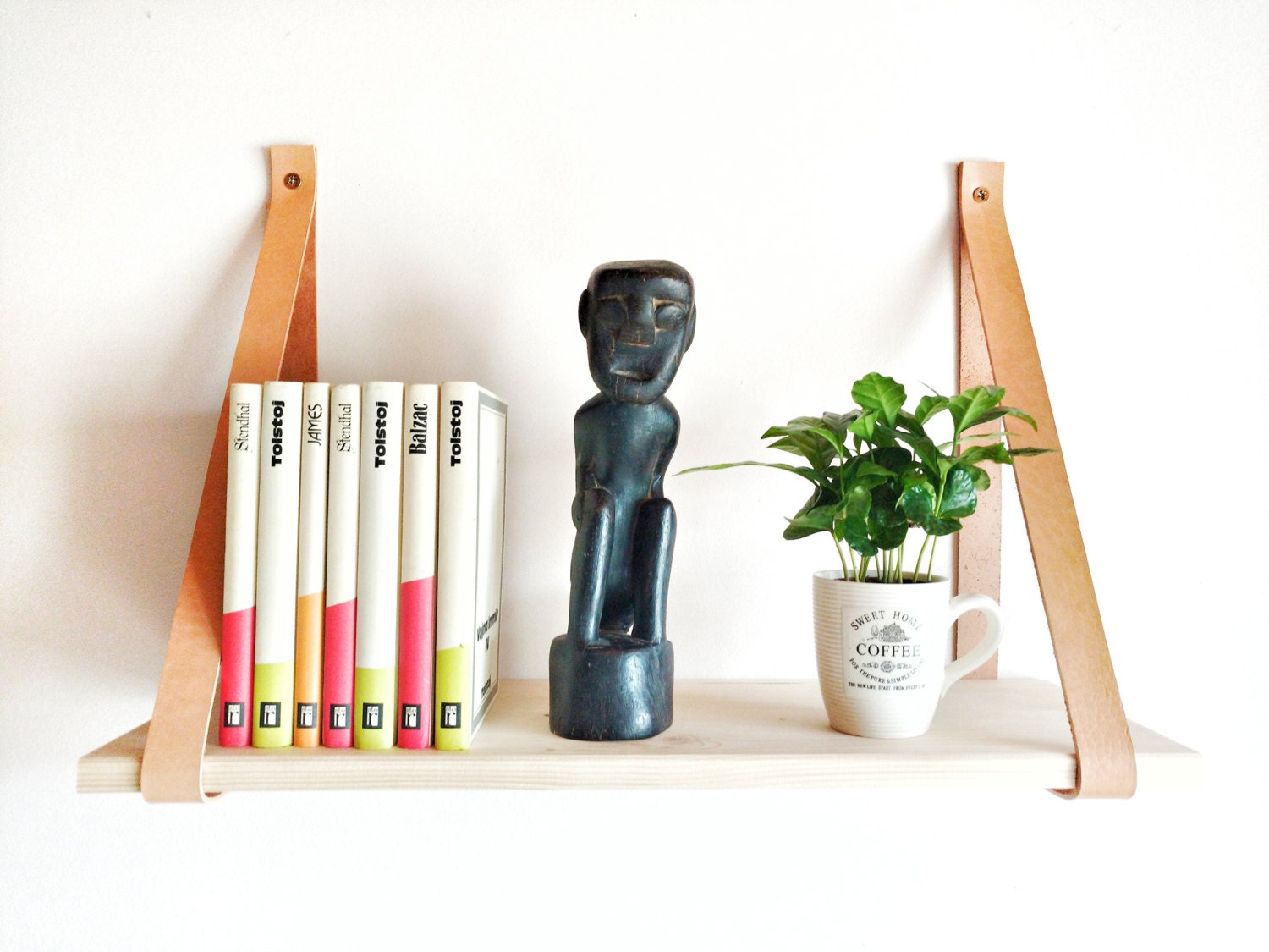 Black Leather Strap Shelf 3mm / 7.5oz Thick Vegetable Tanned Etsy