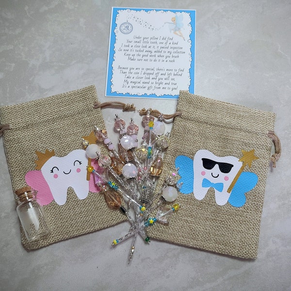 Simple Tooth Fairy Kit, Toothfairy Kit, Toothfairy Receipt