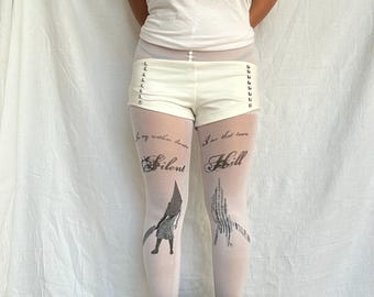 Brand new Silent Hill 2 pyramid head white tights