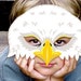 Bald Eagle Mask Printable Halloween Falcon Paper Costume Animal ...