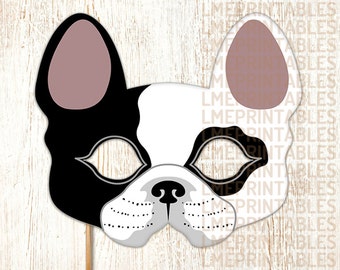 Dalmatian Dog Mask Printable Animal Childrens Halloween Masks | Etsy