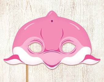 Delfin Maske Aus Latex - Perfekt Für Halloween & Kostümpartys