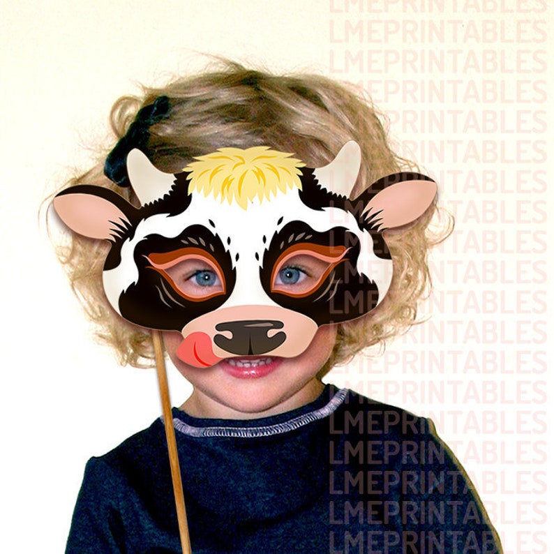 Cow Mask Printable Black White Animal Farm Barnyard Pets Paper Noticed Masks Small children Grownup Bash PDF Gown Halloween Birthday Carnival photograph about Cow Mask Printable Pdf known as Cow Mask Printable Black White Animal Farm Barnyard Pets Paper Noticed Masks Small children Grownup Celebration PDF Gown Halloween Birthday Carnival