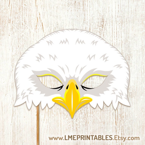 Bald Eagle Cardboard Mask Bald Eagle Cardboard Mask