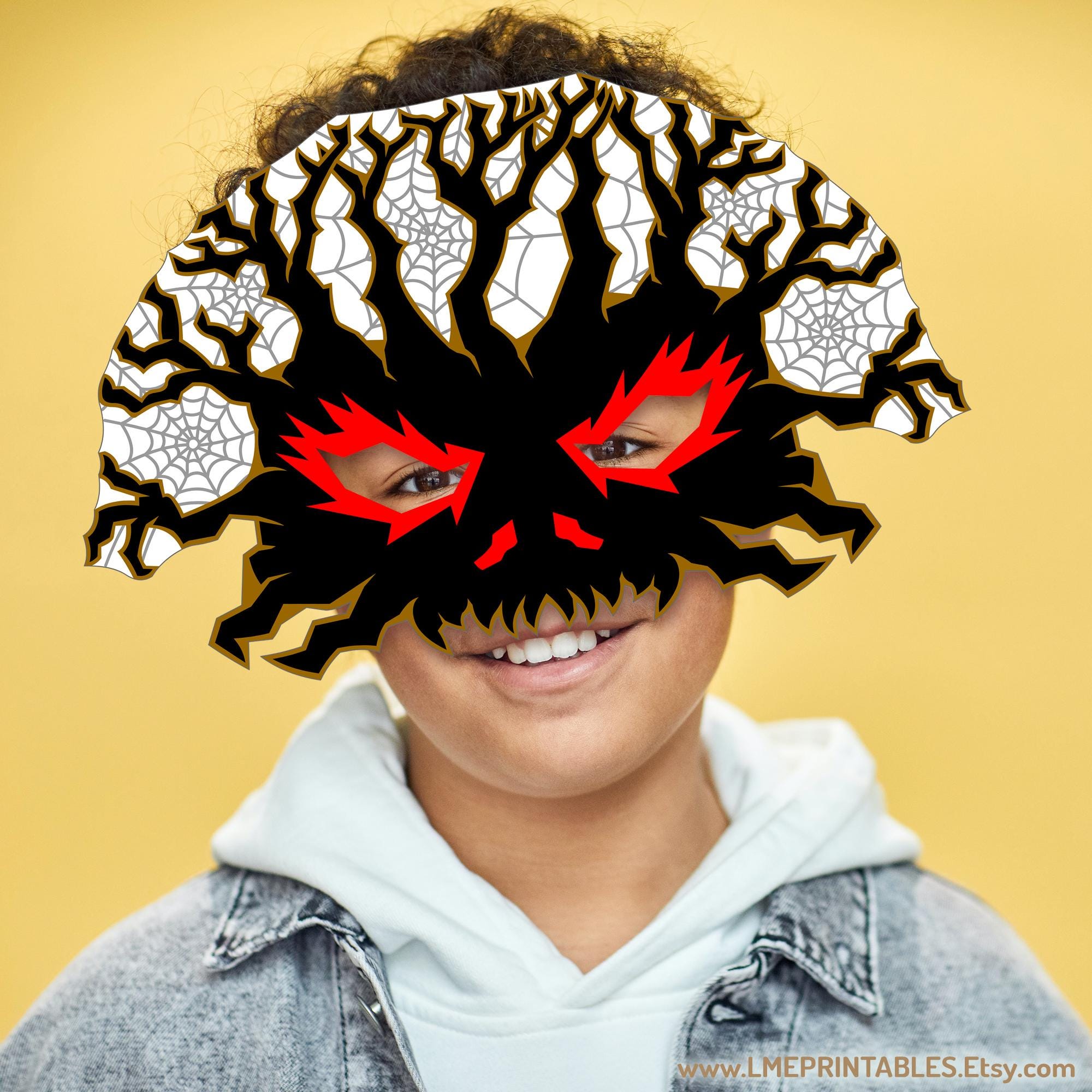 Spooky Tree Mask Printable Halloween Costume Paper Craft School ...