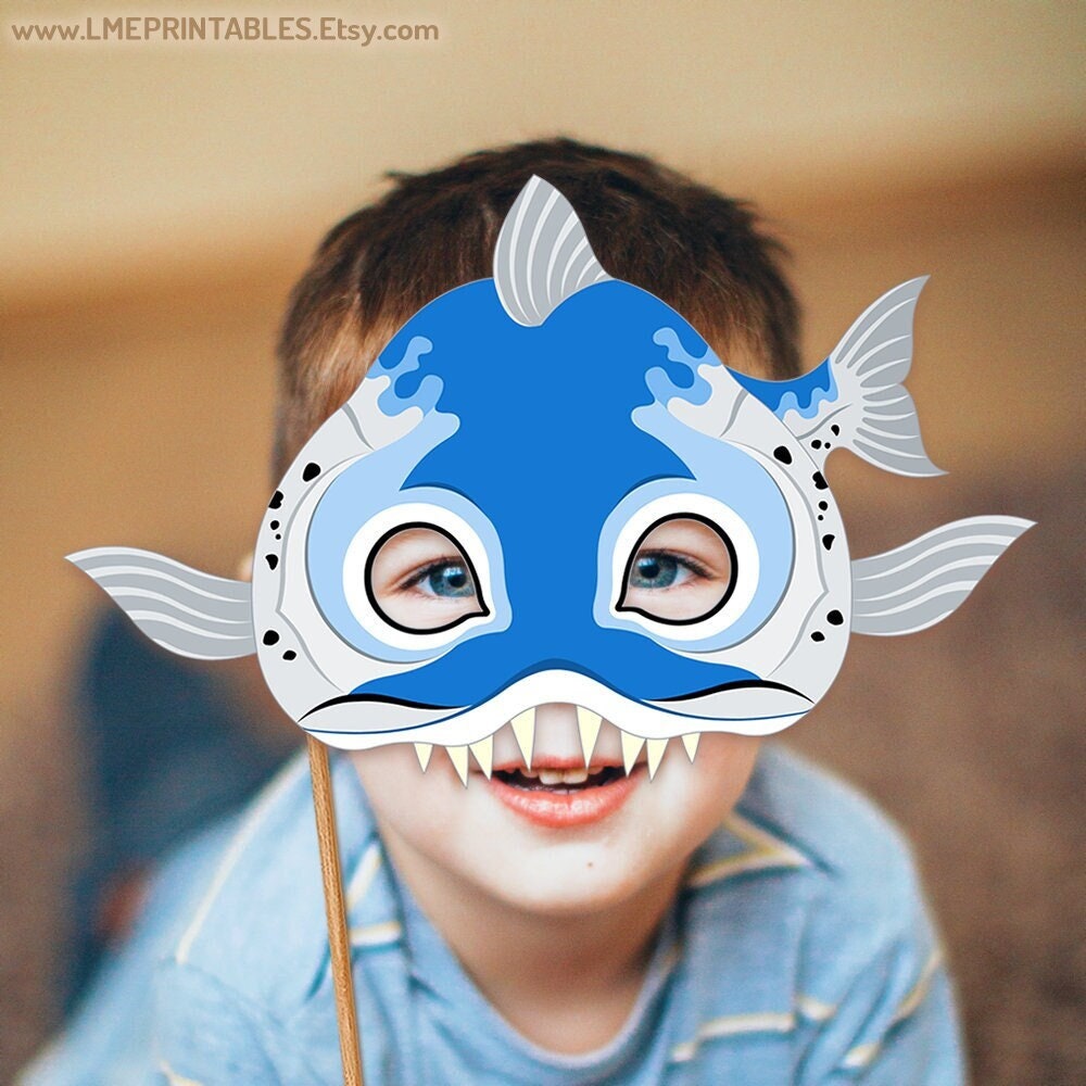 Blue Fish Mask 