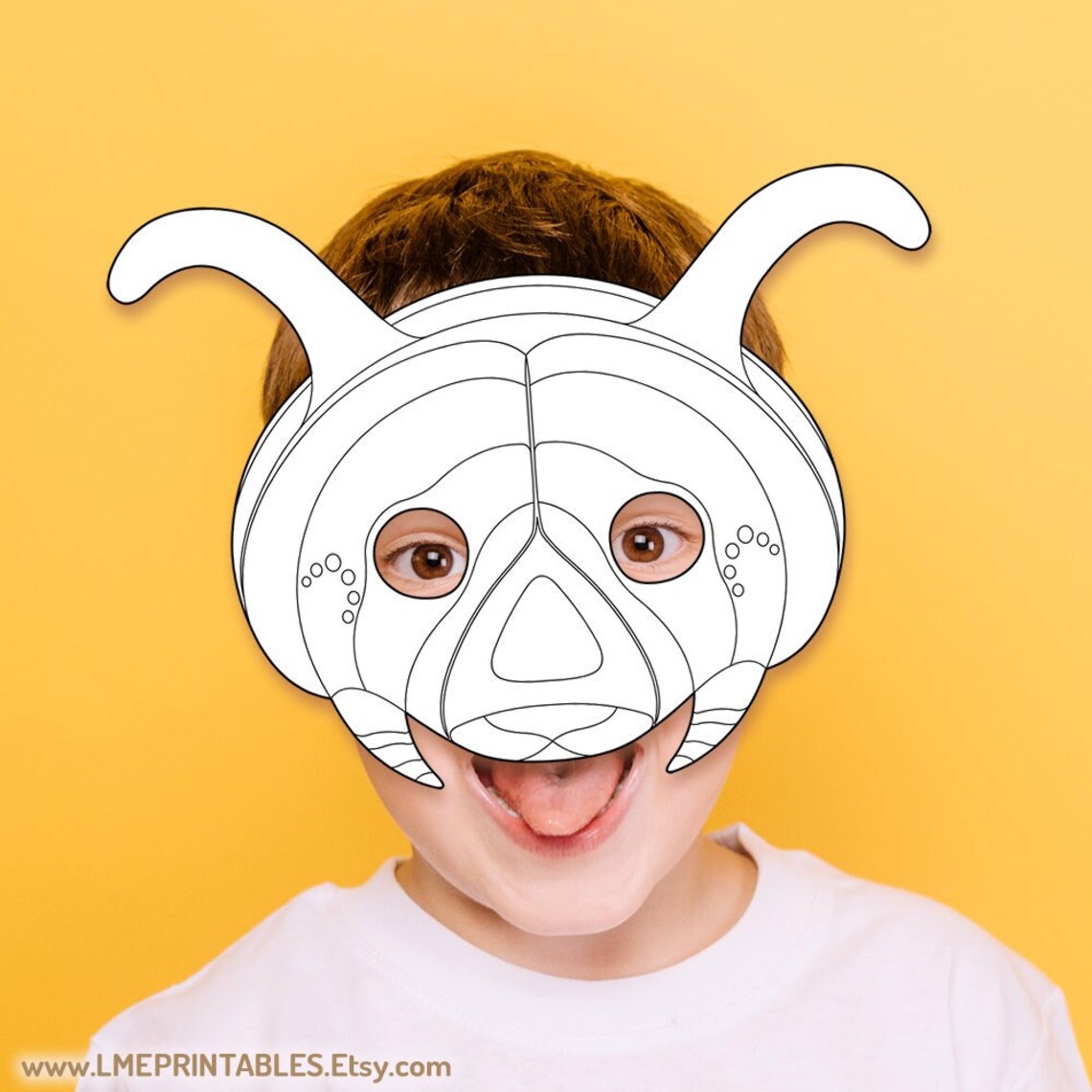 Caterpillar Coloring Mask Page Printable Costume Halloween Monarch ...