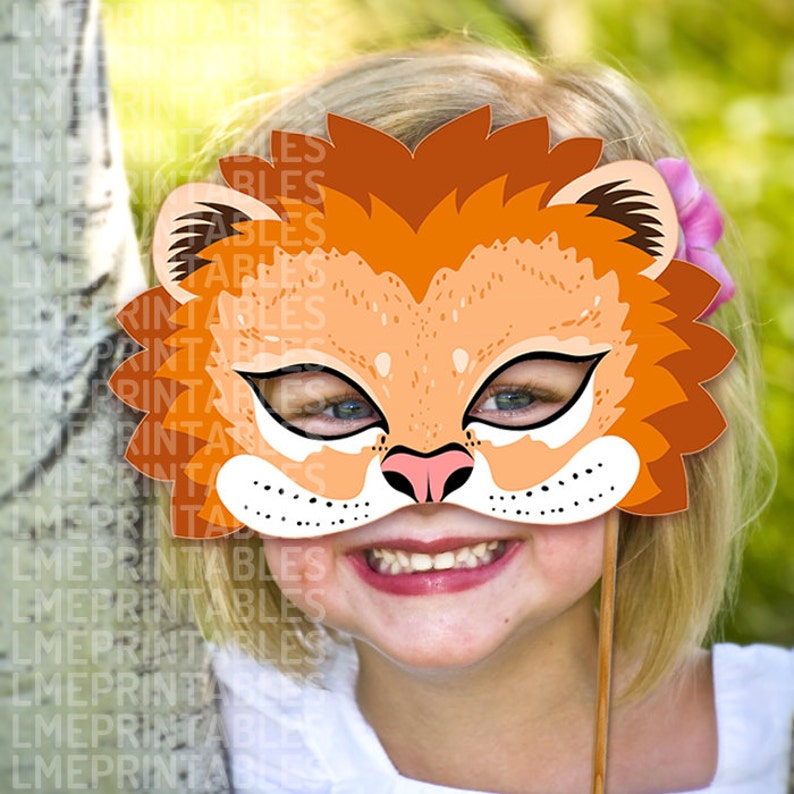 Lion Mask Printable Animal Masks Childrens Get together PDF Halloween Gown Feline The Lion King Birthday Carnival Masquerade Older people Little ones Mardi photo regarding Printable Lion Masks identify Lion Mask Printable Animal Masks Childrens Bash PDF Halloween Dress Feline The Lion King Birthday Carnival Masquerade Older people Young children Mardi