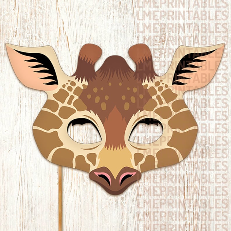 Printable Safari Animal Masks