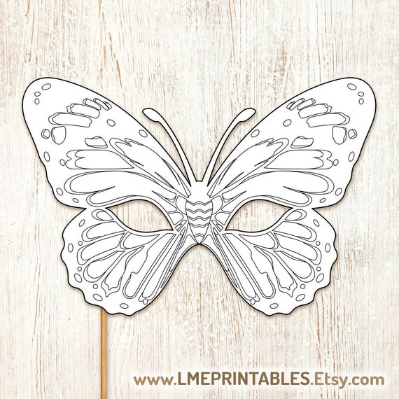 Mascaras Manualidades Máscaras De Mariposa Para Pintar 12