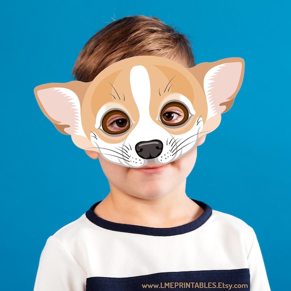 Pack De 12 Máscaras De Perro Para Fiestas Infantiles, Disfraces Y Cosplay, De Cartón Grueso Con Bandas Elásticas Ajustables, Ideales Para Cumpleaños, Carnaval Y Halloween