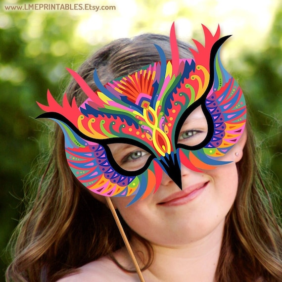 DIY Paper Mask Craft for Kids  Carnival crafts, Mask for kids, Winter  crafts for kids