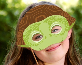 Masque Yeux Tortue 4pcs - Déguisement Halloween Enfants Accessoire Fête Anniversaire