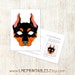 Doberman Dog Mask Printable Masks Pet Costume Pinscher Dog - Etsy