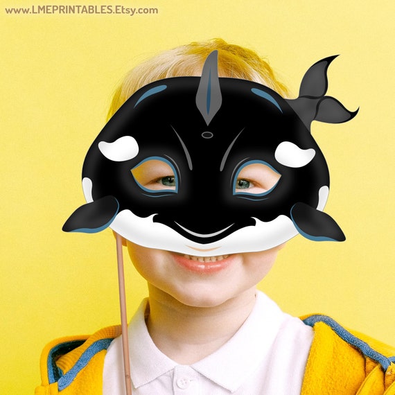 Masques Animaux Océan 18 Masques Animaux Marins En Feutre - Déguisement Fête Anniversaire Halloween Thème Océan Masques Halloween Enfants
