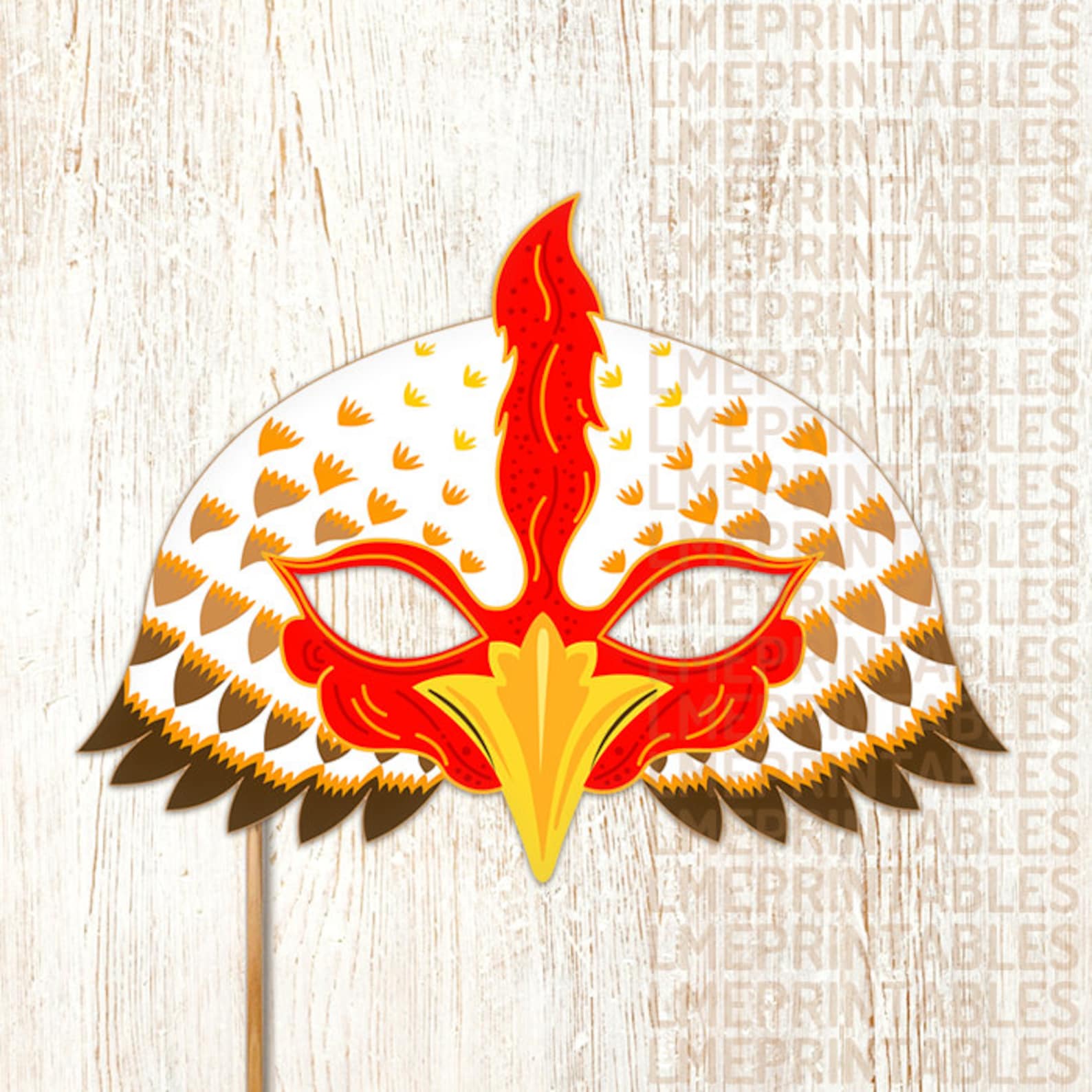 Chicken Mask Printable Easter Chickens Bird Animal Farm Paper Etsy