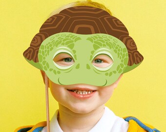 Masque Yeux Tortue Halloween - Lot De 4 - Enfants - Multicolore
