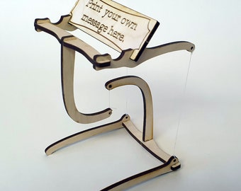 Tensegrity Model – Laser Cut Files - Wooden Model