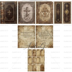 PSALM 23 Printable Journal Kit | Christian Junk Journal Pages | Bible ...