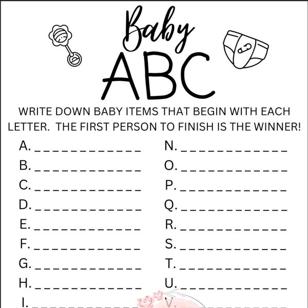 Gender Reveal Items Etsy