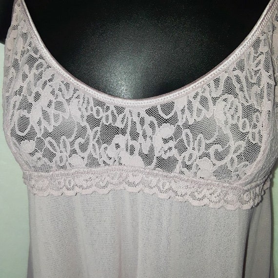 Victoria's Secret Lavender Lace Sheer Mesh Babydo… - image 2