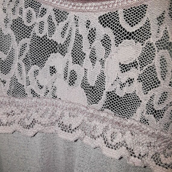 Victoria's Secret Lavender Lace Sheer Mesh Babydo… - image 3