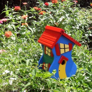 Whimsical Birdhouse - color choice!