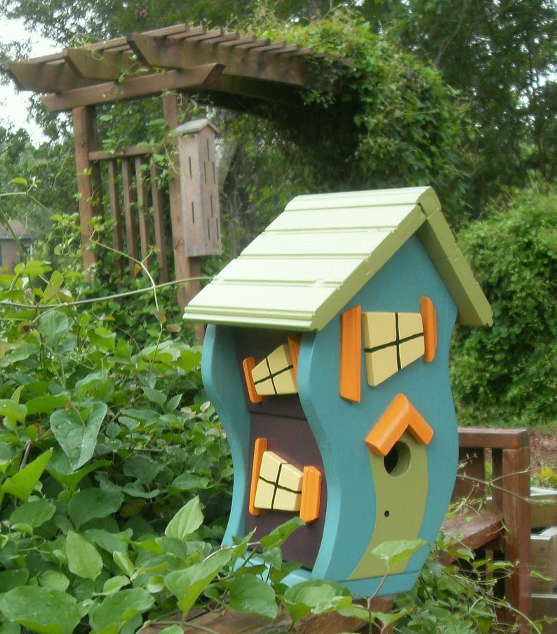 Whimsical Birdhouse Color Choice Etsy
