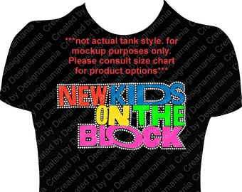 NEON NKOTB ***tee***  Vegas residency tour ladies **Tee ONLY**