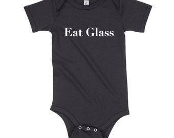 Eat Glass Lick Rust Sibling best Friends Bodysuit for babies toddlers