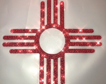 Zia Symbol Bling Car Decal 505