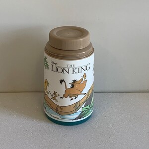 90's Lion King Hakuna Matata Lunch Box With Matching Thermos Flask