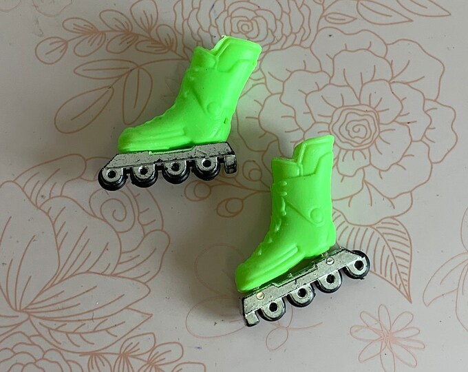 Vintage Barbie Shoes, Vintage Barbie Roller Blades, Barbie Doll Roller